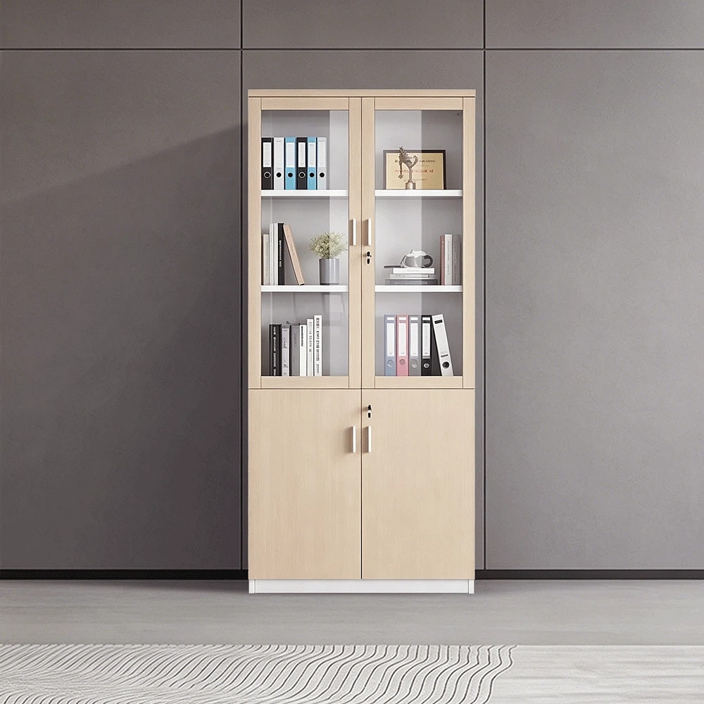 Wood Grain File Cabinet for Office - Maoters