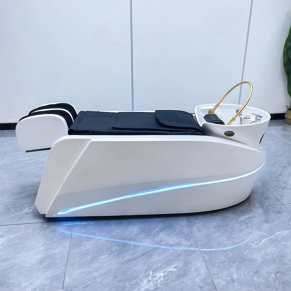 High-end intelligent electric massage shampoo bed