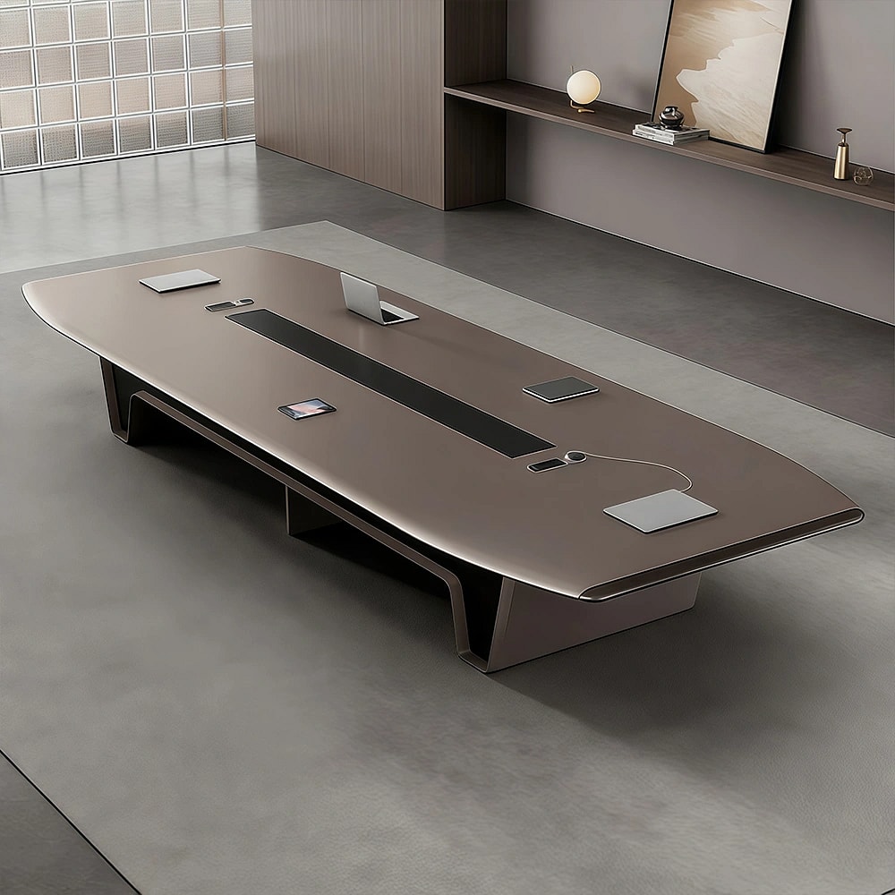 Contemporary Light Luxury Boardroom Desk for Offices