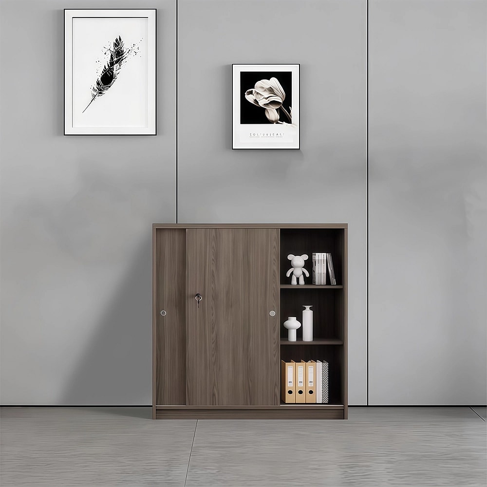 Office Sliding Door File Cabinet - Maoters