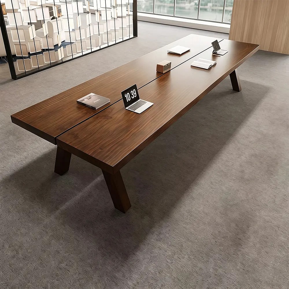 Large Wood Executive Conference Table - Maoters