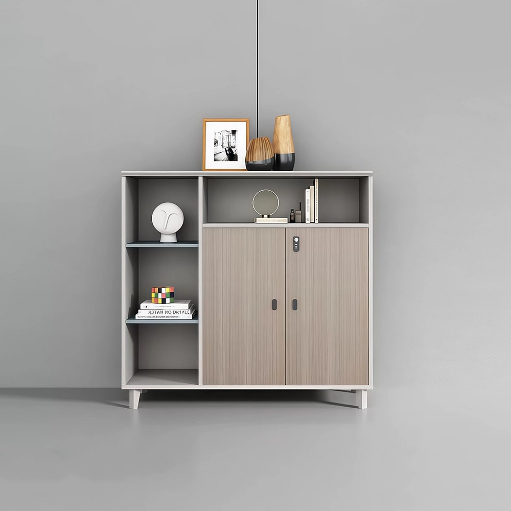 Office Wooden Partition Filing Cabinet