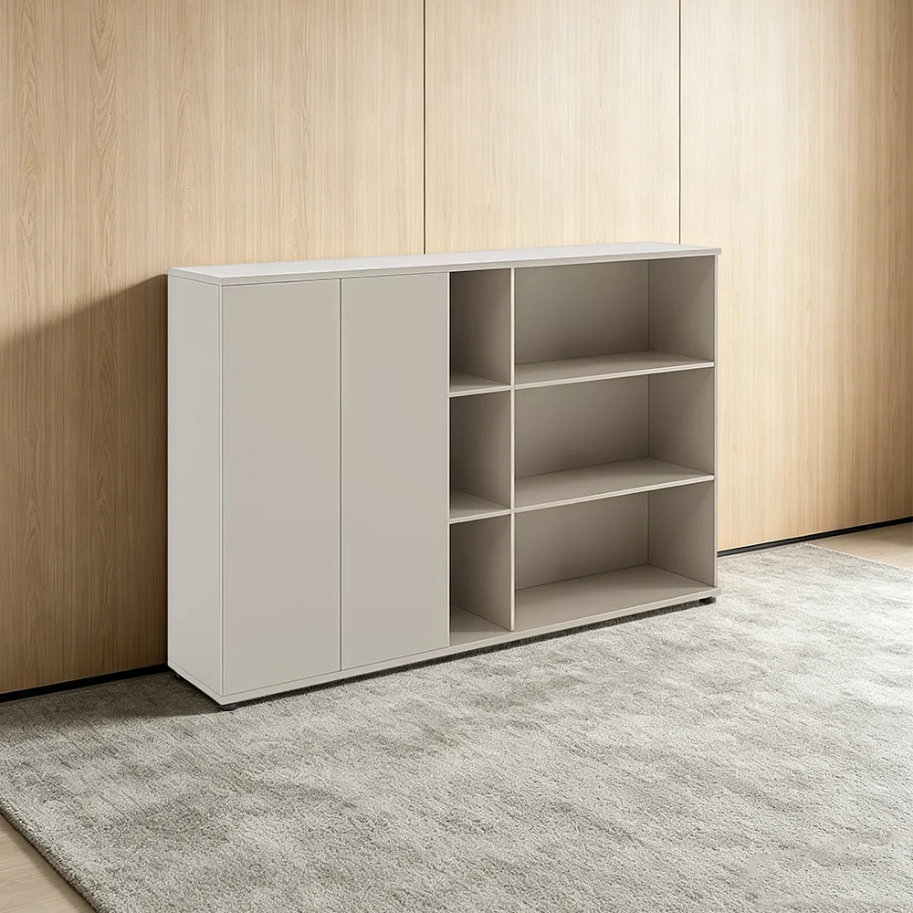 Minimalist Office Tea & File Storage Cabinet