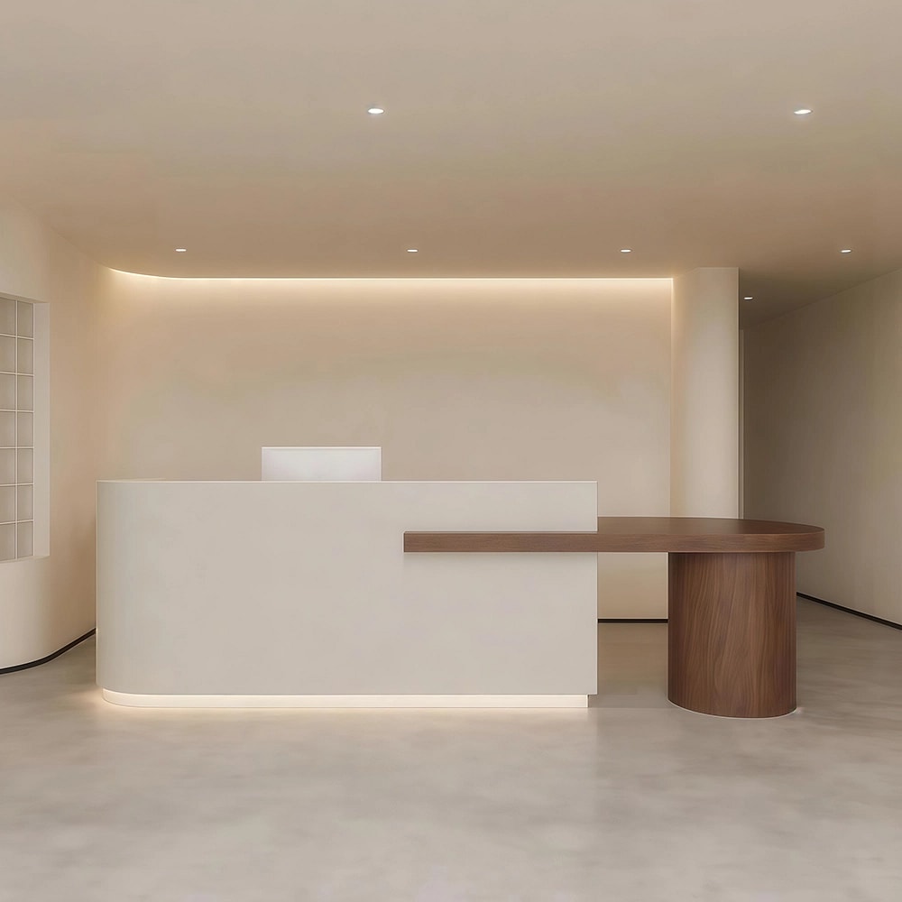 Modern Minimalist Durable Reception Desk - Maoters