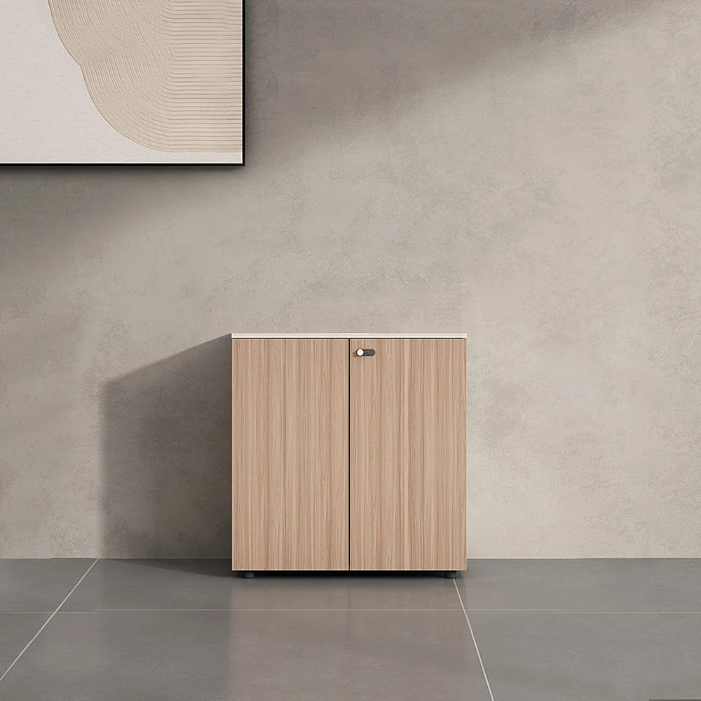 Low Office Storage Cabinet with Lock