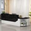 Simple L-shape Wood Reception Desk - Maoters
