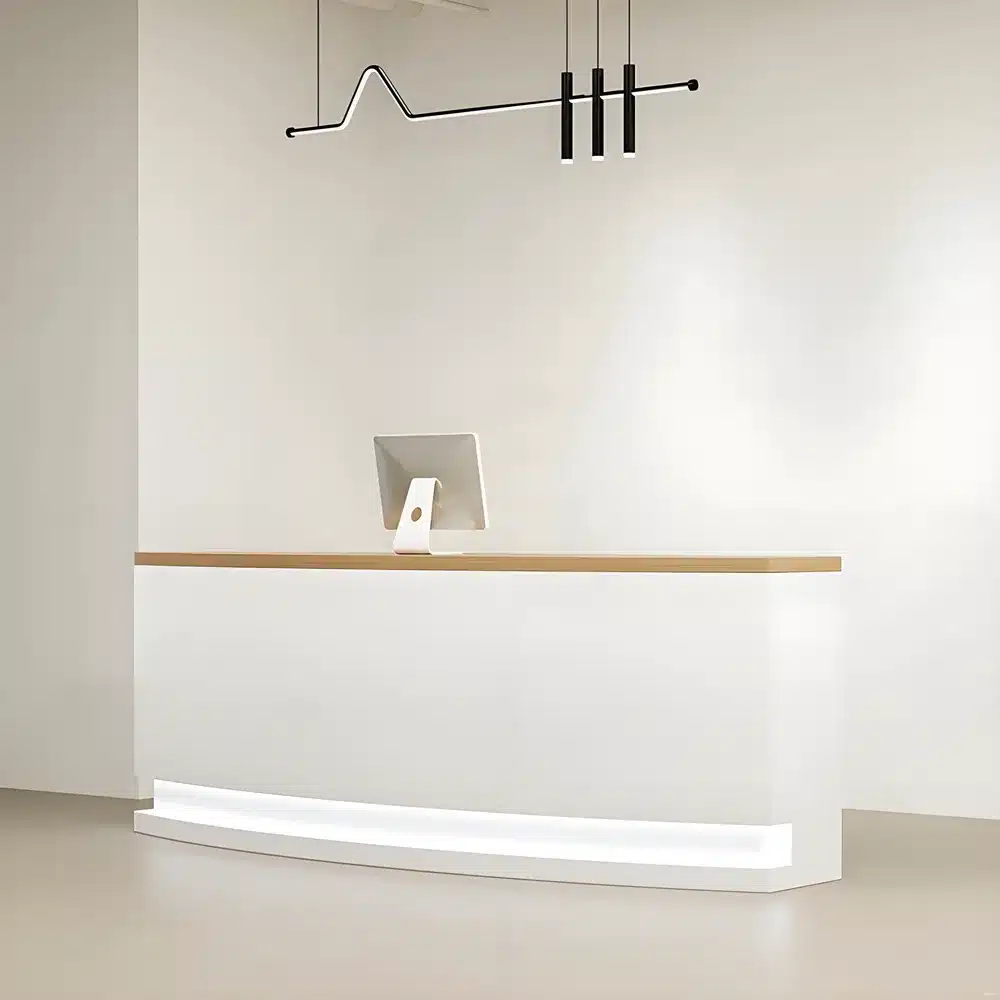 Modern Light Reception Desk Modern Light Reception Desk