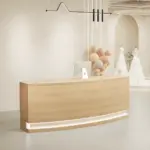 Modern Light Reception Desk