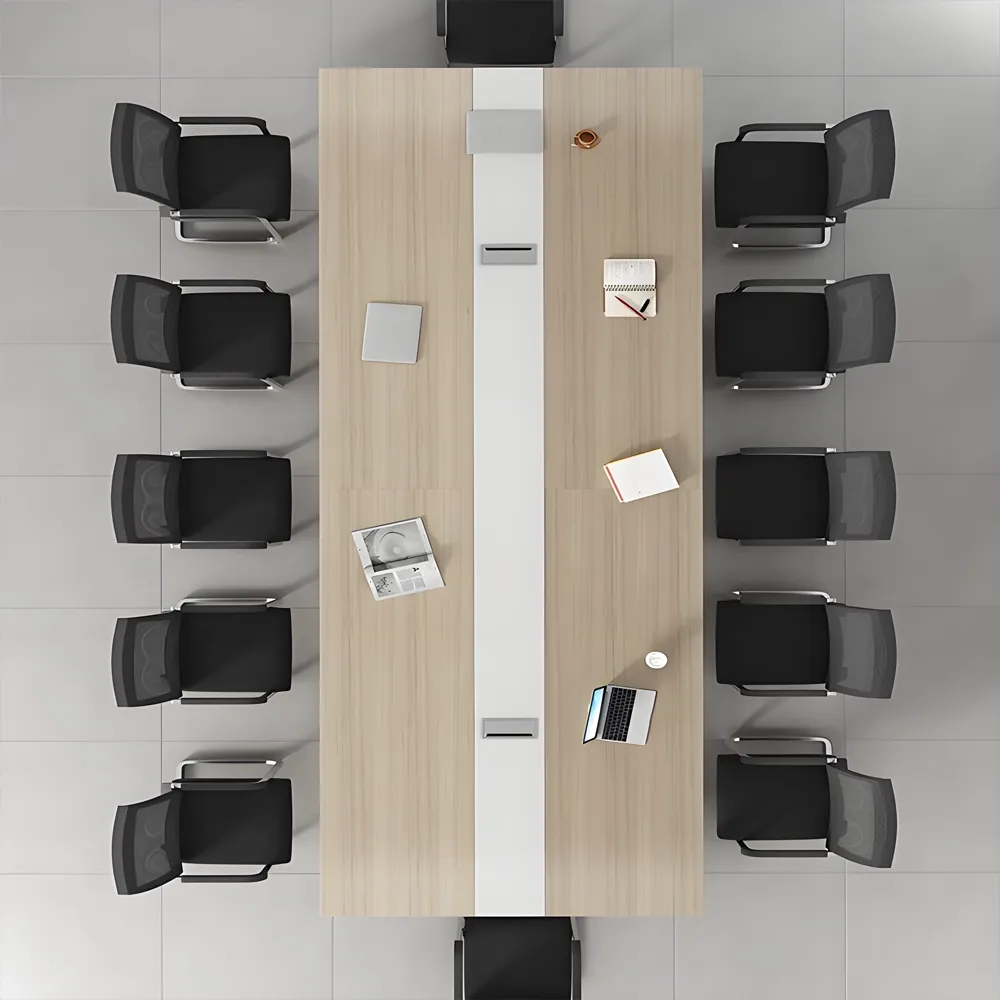 Rectangular Wood Conference Table Desk