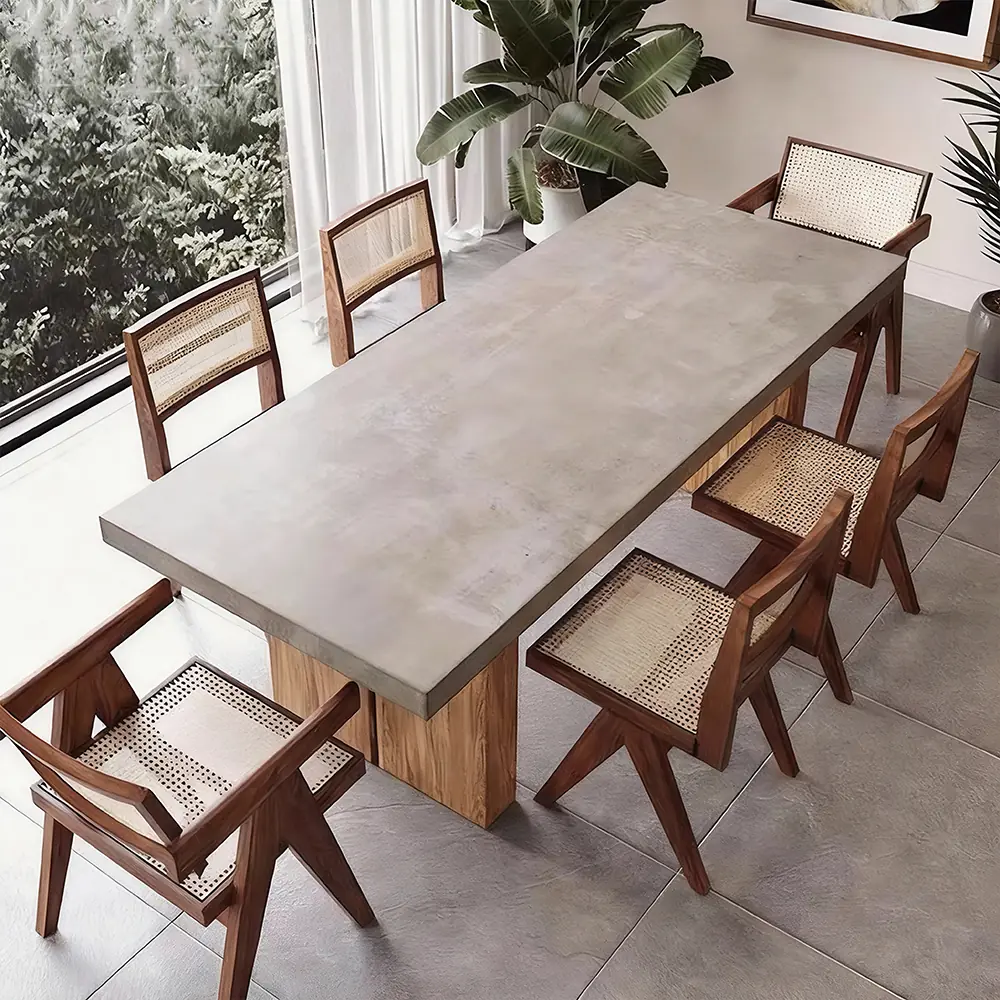 Minimalist Solid Wood Conference Table - Maoters