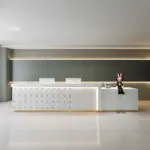 Company Lacquered Reception Desk Counter