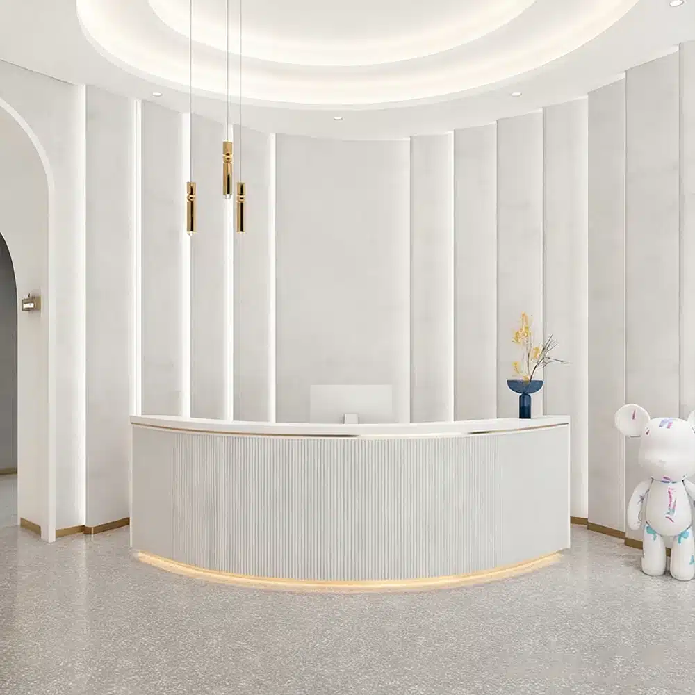 Simple Modern Round Bar Cashier Table - Maoters