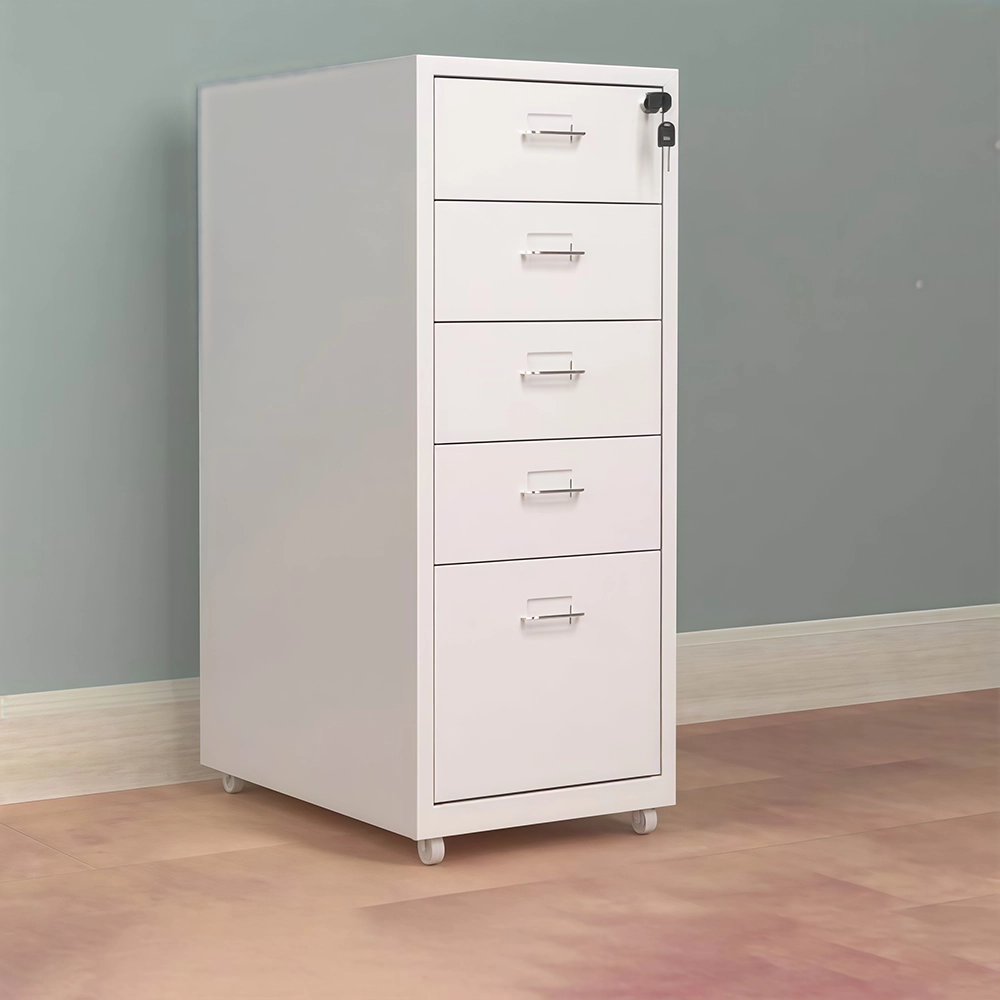 Metal Office Cabinet with Lockable Drawers