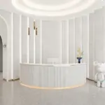 Simple Modern Round Bar Cashier Table - Maoters