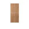 Bathroom Gym Wooden Locking Locker