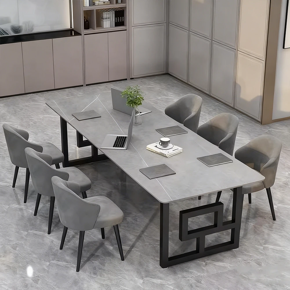 Elegant Nordic-Style Marble Conference Table Elegant Nordic-Style Marble Conference Table