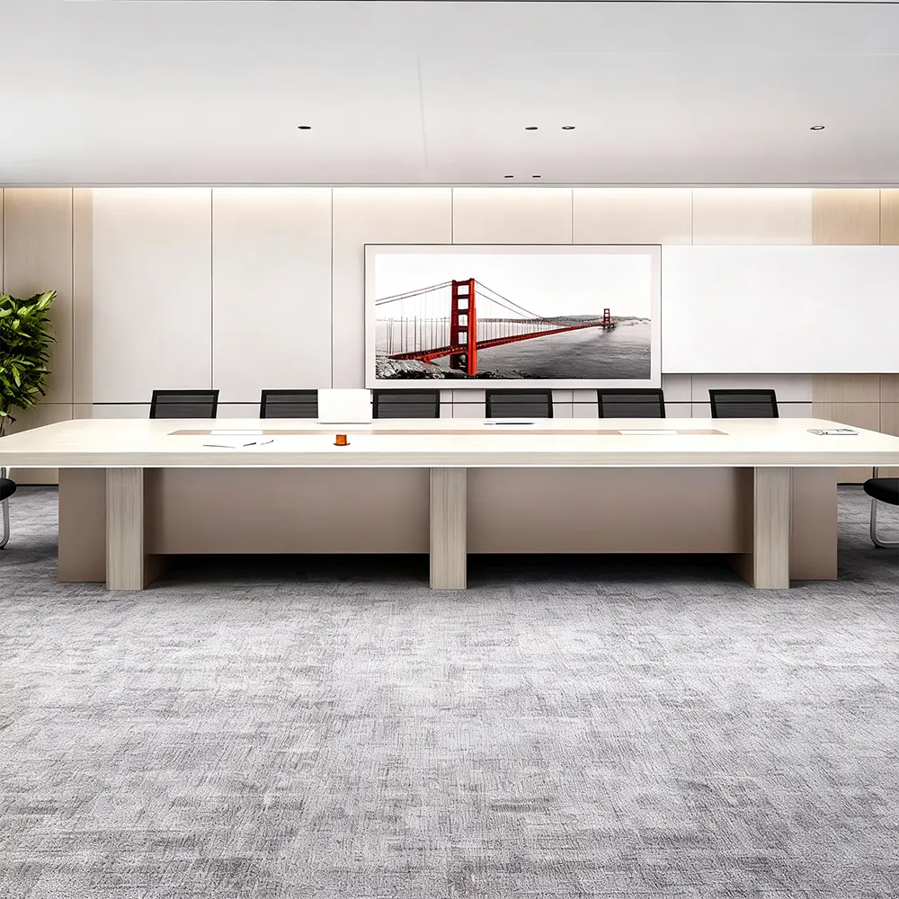 Large Minimalist Negotiation Table - Maoters Large Minimalist Negotiation Table - Maoters