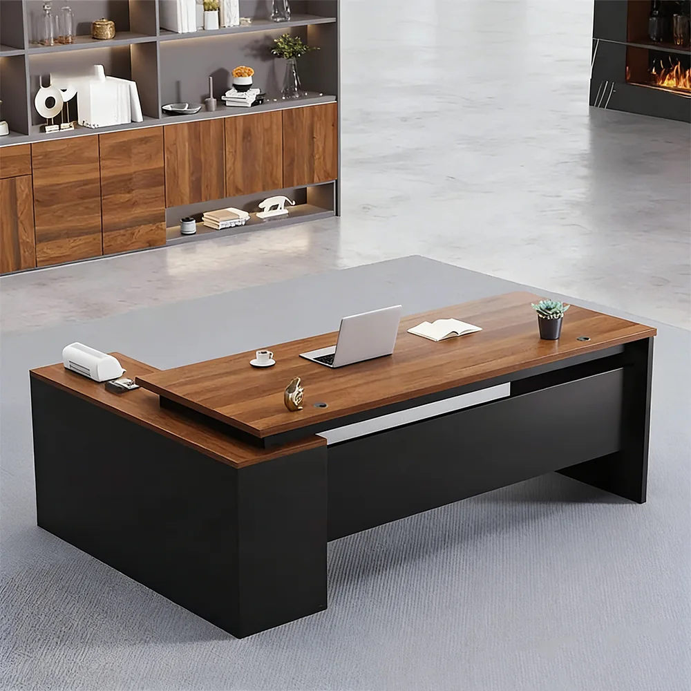 Manager's Office Desk with 5cm Thick Desktop