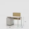 Simple Modern Desk with Storage - Maoters