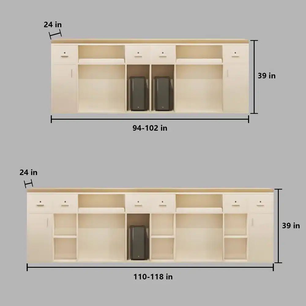 Modern Light Reception Desk