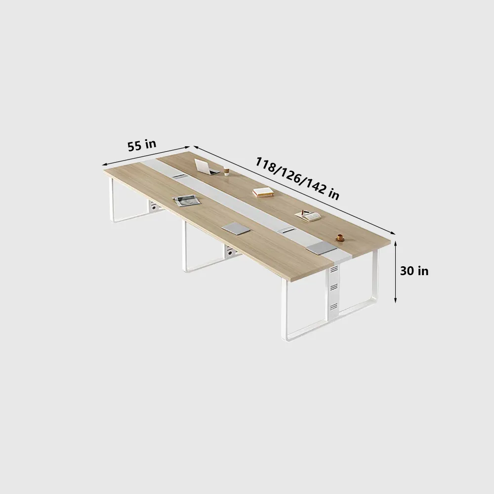 Rectangular Wood Conference Table Desk