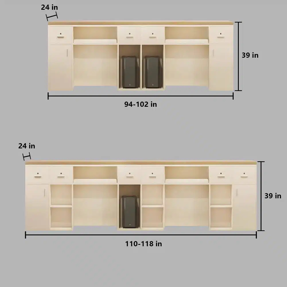 Modern Light Reception Desk Modern Light Reception Desk