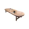 Solid Wood Elegant Oval Conference Table