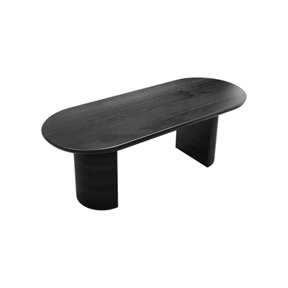 Solid Wood Oval Simple Creative Conference Table - Maoters