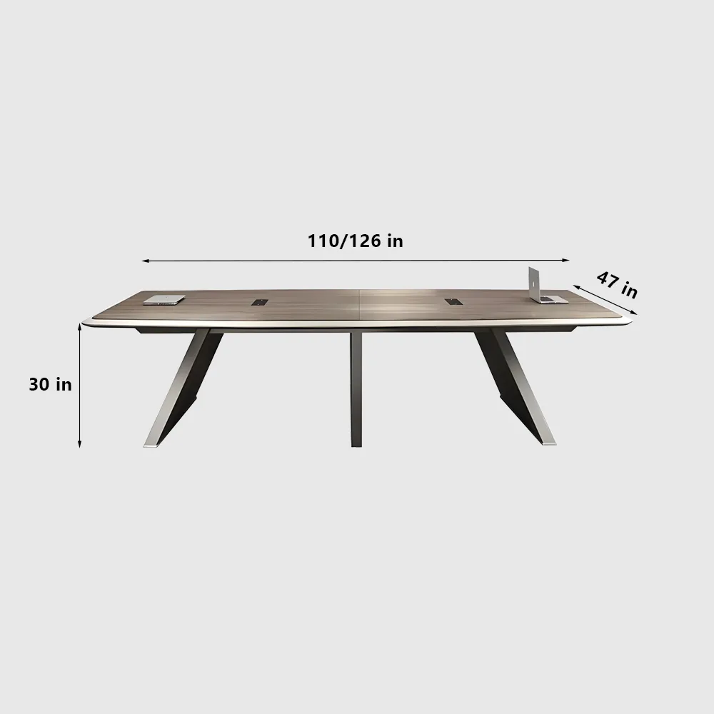 Simple Modern Large Conference Table - Maoters
