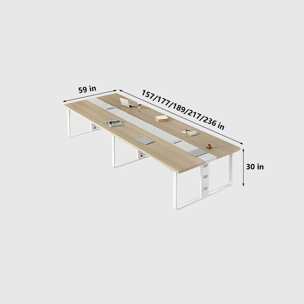 Rectangular Wood Conference Table Desk