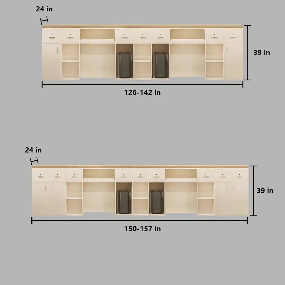 Modern Light Reception Desk Modern Light Reception Desk