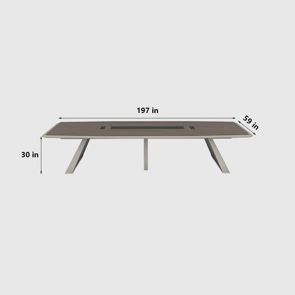 Simple Modern Large Conference Table - Maoters