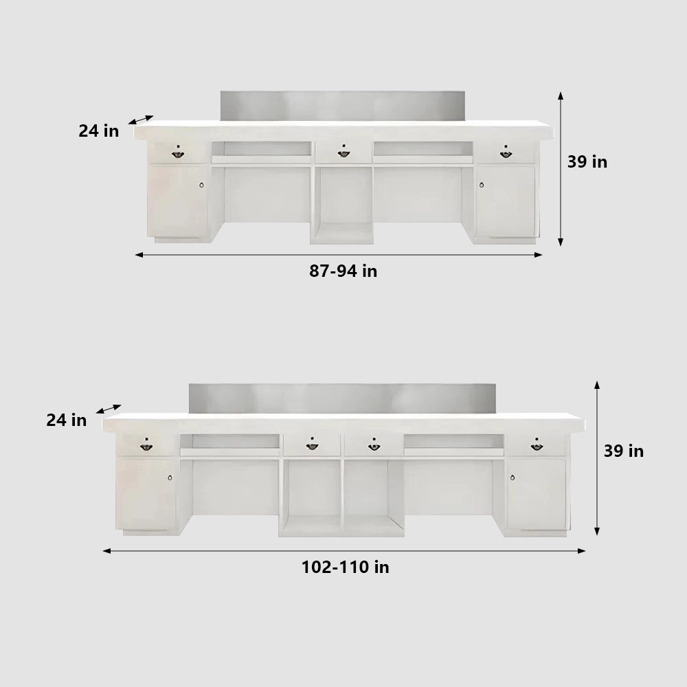 Modern Minimalist Company Hotel Front Desk