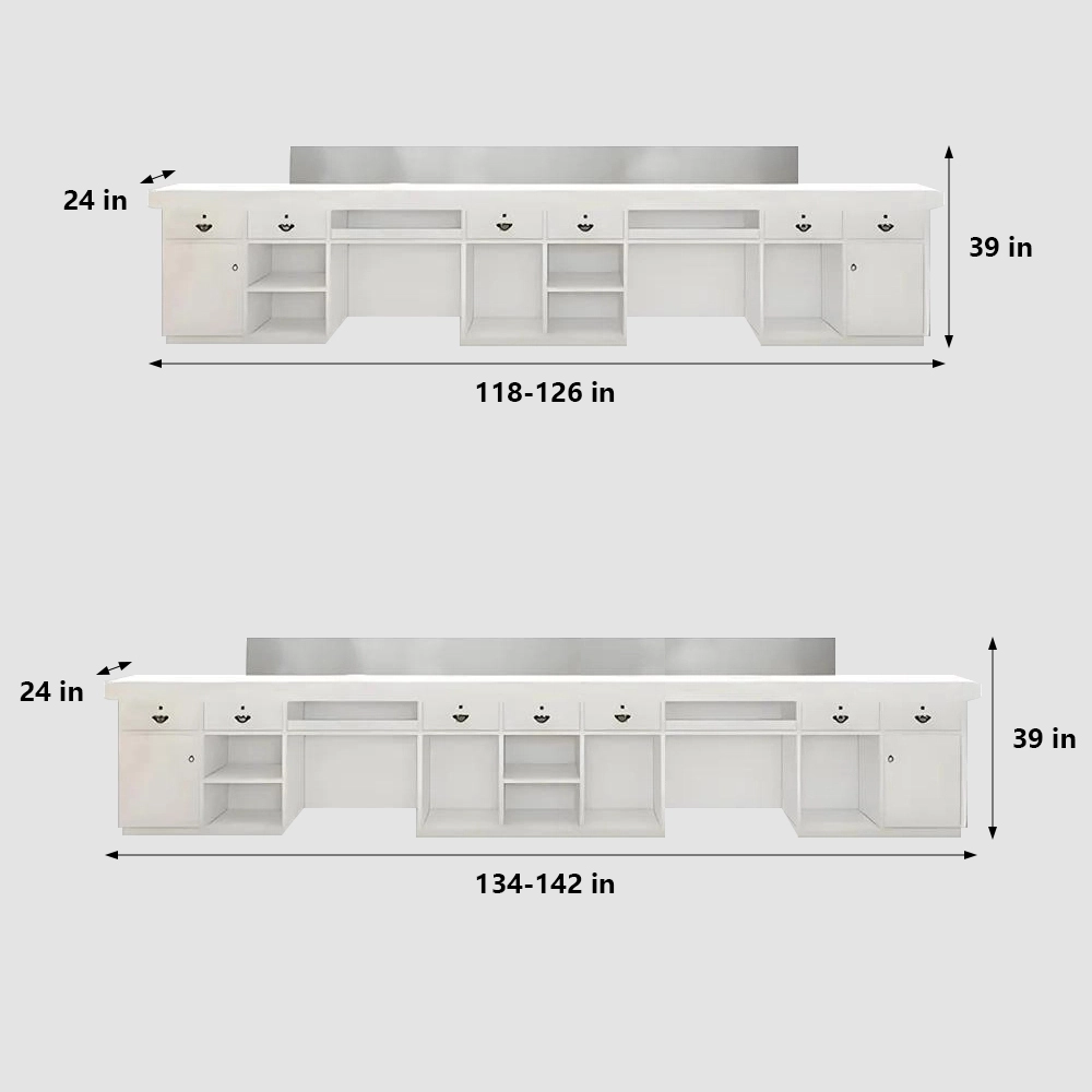 Modern Minimalist Company Hotel Front Desk