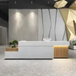 Simple Modern Company Hotel Reception Front Desk