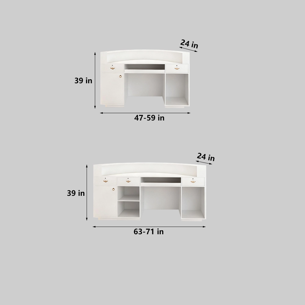 Simple Modern Round Bar Cashier Table - Maoters