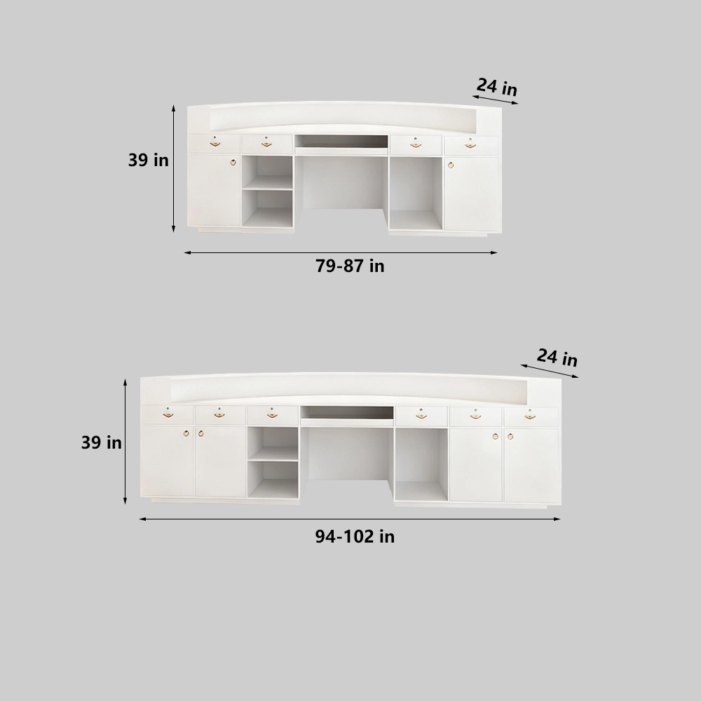 Simple Modern Round Bar Cashier Table - Maoters