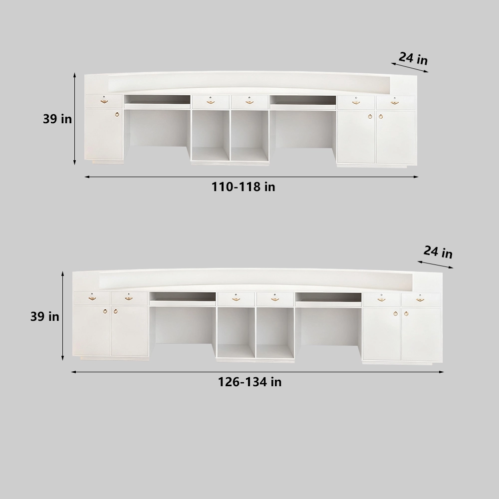 Simple Modern Round Bar Cashier Table - Maoters