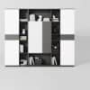 Modern Artificial Board President Table, Office Desk - Maoters