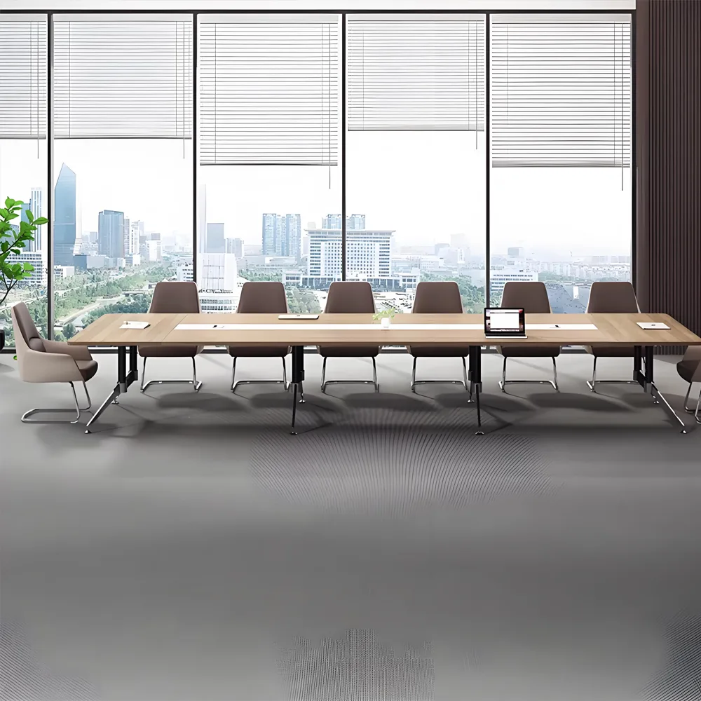 Sleek and Functional Modern Conference Table Set