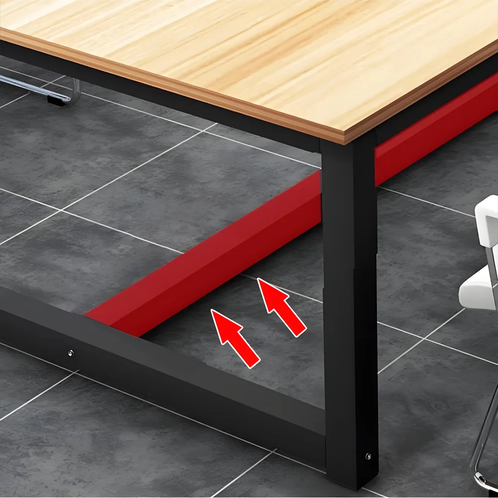 Solid Wood Rectangular Conference Table - Maoters