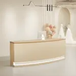 Modern Light Reception Desk
