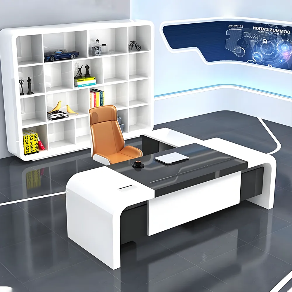 Large Office Desks in Modern Minimalist Style Large Office Desks in Modern Minimalist Style