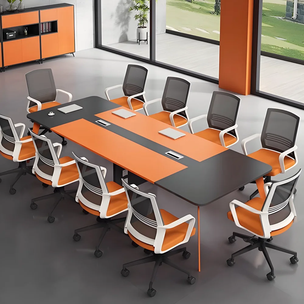 Orange Small Rectangular Table - Maoters Orange Small Rectangular Table - Maoters