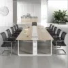 Rectangular Wood Conference Table Desk