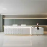 Company Lacquered Reception Desk Counter