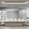 Light Luxury Modern Lacquered Conference Table Light Luxury Modern Lacquered Conference Table