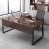 Compact & Simple Computer Desk for Senior Management