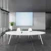Stylish Oval Conference Table - Perfect for Meetings