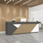 Modern Reception Desk with Cashier Counter